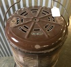 Perfection Pyrex Glass Globe Enamel Kerosene Heater Vintage Stove Porcelain