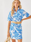 Nwt Lilly Pulitzer X Saint James Leonie Shirt Dress     Azure Soleil  Size Options