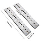 For Car Atv Truck Auto   Hook Ends 2x 6000lbs Aluminum Trailer Ramps 60  X 12 