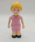 Vtg Little Tikes Dollhouse People 5 Family Figures Dad Mom Sister Brother Dog