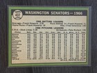 1967 Topps  437 Washington Senators Base Set Team Photo Vintage Card