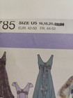 Dress 16 18 20 Simplicity 3785 Sewing Pattern Cut Vtg Maxi Below Knee Sleeveless