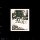 Old Vintage Photo Trio Men Woman Riding Bicycle Antique Snapshot Photograph