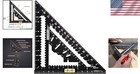 Aluminum Rafter Square With Level Vial 7-1 4-inch For Layout Marking Structural