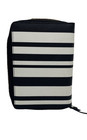 Kate Spade Arbour Hill Planner organizer Zip Around Black white 6 Ring Rare