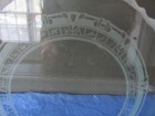 Etched Crystal Glass Stargate Sg-1 Portal Replica - Vintage