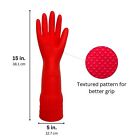 Heavy Duty Reusable Long Rubber Dishwashing    Cleaning Gloves  3 6 12 Pairs