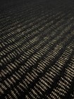 8 5 Yds Century Furniture Black Matchstick Stripe Chenille Upholstery Fabric