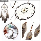 Dream Catchers With Tree Of Life And Feather Indian Handmade Dreamcatchers Fo   