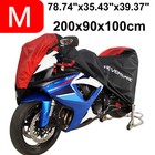 M Waterproof Motorcycle Cover Scooter Moped Outdoor Dust Rain Uv Protector 190t