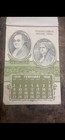Reduced 1908 Cloth Calendar Texas Bag And Fibre Co  Houston Texas U S Presidents