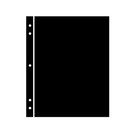 Supersafe Stock Sheets 1-row Black Pockets Pkg 10 263mm Souvenir Sheet Pages