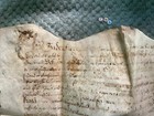 Antique 1646 Vellum English Civil War Document Signed By Thomas Myddleton