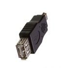 2 Pack Mini Usb To Usb Adapter Usb 2 0 Type-a To Type-b Otg Connector Converter