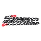 3 8   10 Ft Transport Binder Chain G80 With 2clevis Grab Hooks  7100lb Safe Black
