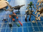 Lego Bionicle Huge Lot 8 Figures   Parts And Accessories Good Condition 