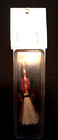 Vtg Miniature Doll House Shoppe Decorated Broom - Christmas   Winter  4404 - Nos