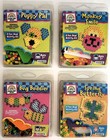 4 - Perler Beads Fuse Bead Kits - Brand New sealed - Butterfly bug monkey puppy