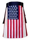 American Flag Kilt Men Usa Patriotic Kilts 100  Cotton Us National Kilt For Mens
