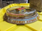Marx Vintage Tin Windup Subway Express Train   Vintage Saltines Can Lot  read 