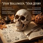 7 9 In Life Size Resin Skull Statue - Realistic Skeleton Head For Halloween