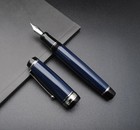 Xixixiaozhu Metal Big Fountain Pen Set Medium Nib 0 7mm  Includes Ink Refill