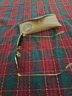 Vintage Bausch   Lomb Ray-ban Gold Aviator Sunglasses W  Case Clear Arm Tips