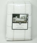 Hotel Collection Waffle Weave Quilted Cotton Linen Pillow Sham - Euro - White