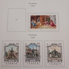 Italy - 1978 - 79  -  Lot Of Stamps On Album Page  - Used   Mh