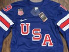 Nike Team Usa Matthew Tkachuk 19 Blue Hockey Jersey 100  Authentic Nwt