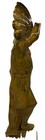 Vtg Cigar Store Indian Chief Tobacco Shelf Display Ceramic Figurine 12  5    Tall