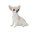 2 3  Simulation Chihuahua Model Mini Animal Dog Statue Desktop Decoration