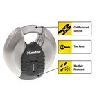 Master Lock M50xd Magnum Heavy Duty Stainless Steel Discus Padlock With Key