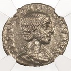 Ngc F Roman Ar Denarius Julia Soaemias Ad218-222 Ngc Ancients Certified Fine