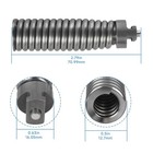 91042 Cable Repair Coupling Suitable For Ridgid Drain Cleaner Fitting  1 2 