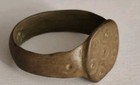 Beautiful Wearable Ancient Byzantine Gambler s Bronze Ring 500-700 Ad