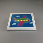 Airplane Wall Plaque Aviation Colorful Art Decor Whimsical Nursery Kids Room 