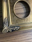 Vintage Ornate Victorian Gold Gilded Wooden Frame Oval Photo Frame