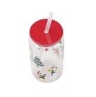 St  Nicholas Square Disney Mickey Village Tumbler With Straw 19 6 Oz  8 25    X 3   