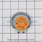 Ge Microwave Turntable Motor Wb26x10082