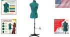 Opal Green Female Adjustable Dress Form     Small medium Size For Sewing Artistry
