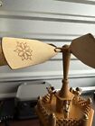 Vtg Nos Wooden Erzgebirge 3 Tiered Pyramid Carousel Candle Holder Nativity  e-4 