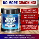 White Gelcoat No Wax  pint    Mekp  15cc 