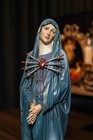 11 8  Hand-painted Our Lady Of Sorrows Statue Virgin Mary Catholic Gift
