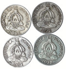 1 Coin  Honduras-1932 Un Lempira  Lencas Leader  0 900 Silver Coin  Xf  Km 75