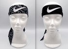 Nike Dri-fit Head Tie Youth Reversible Black smoke Grey white