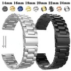 Us 18 20 22mm Replacement Metal Watch Band Stainless Steel Strap Wristband Bands