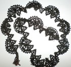 Vintage Mourning Victorian Edwardian Adornment Applique Beaded Wb9-62
