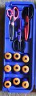 Complete Set Of 40 Fiskars Paper Edgers And Punch With Case