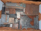 Vintage Printing Letterpress Printers Block - Various Lot Of 10